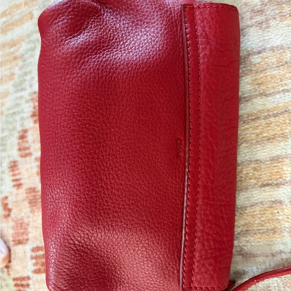 VGUC 2012 Chloe Mini Marcie Pochette Crossbody  Bag Purse Red Valentine's